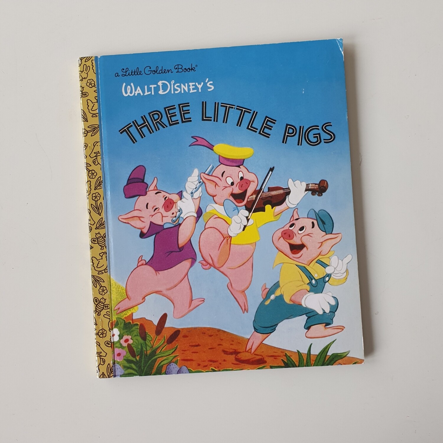 Three Little Pigs Notebook - board book will come with metal book corners included