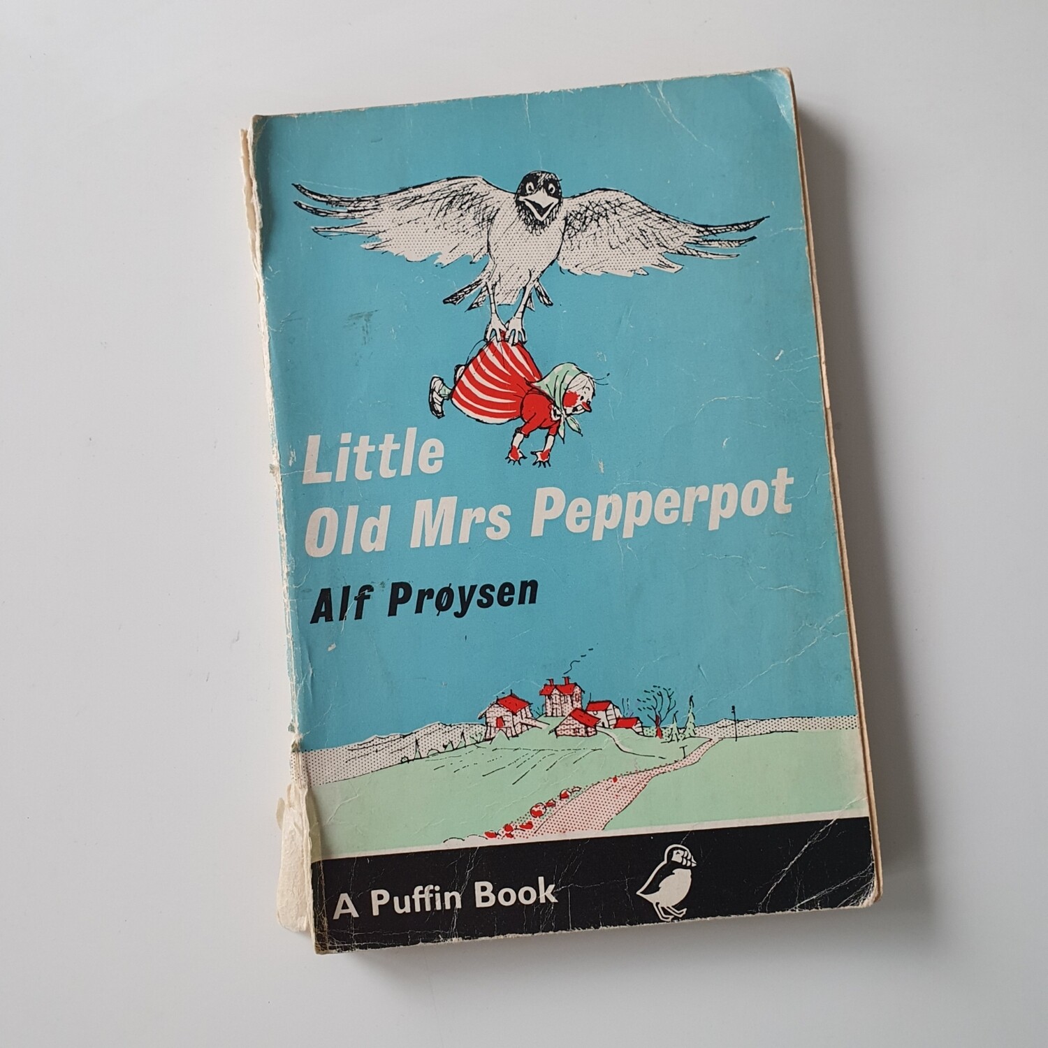 Little Old Mrs Pepperpot - made from a paperback book