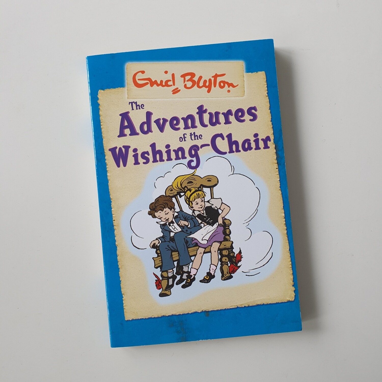 Enid Blyton The Adventures of the Wishing Chair Notebook - made from a paperback book