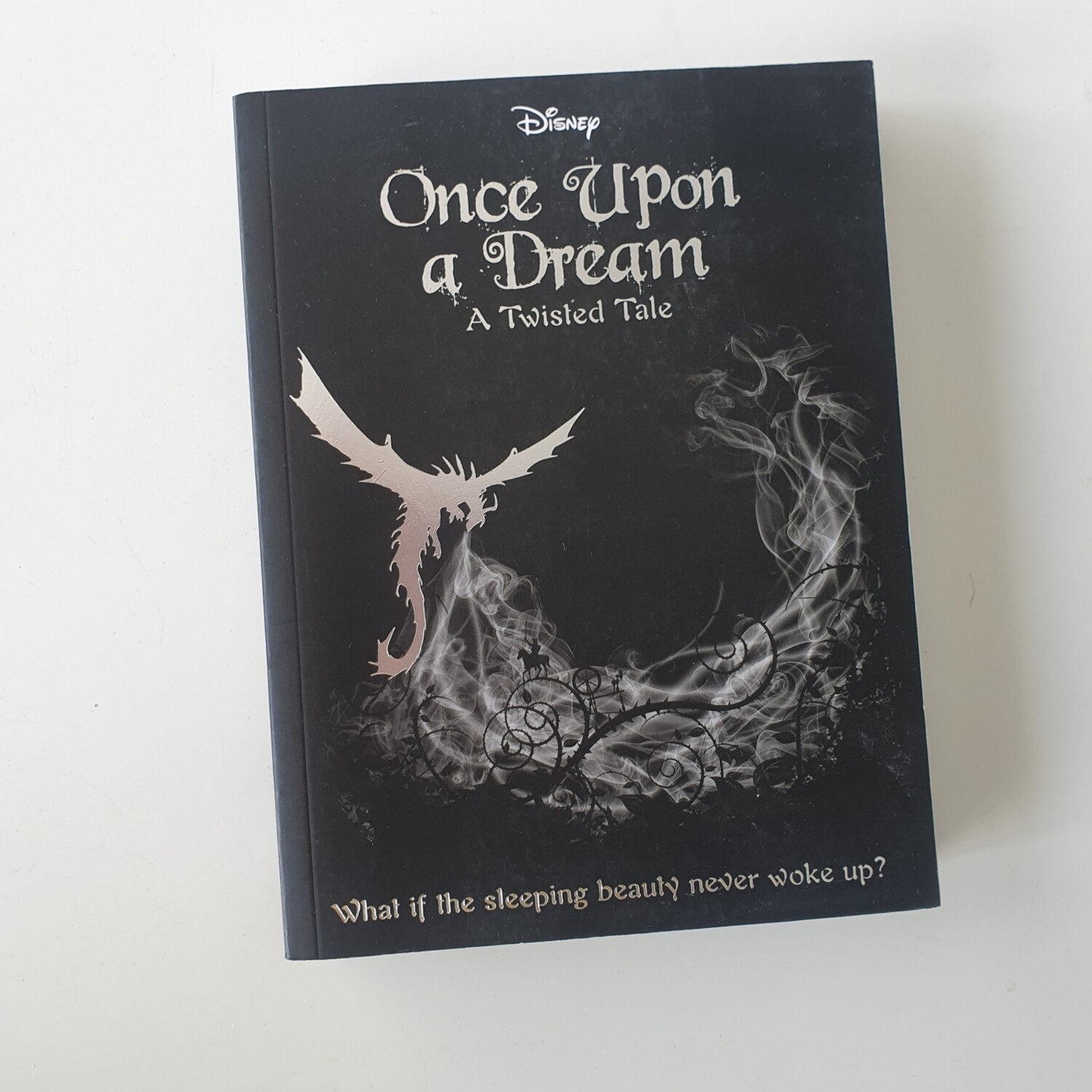 Once Upon a Dream - Sleeping Beauty - A Twisted Tale, Disney Notebook - made from a paperback book, comes with book corners