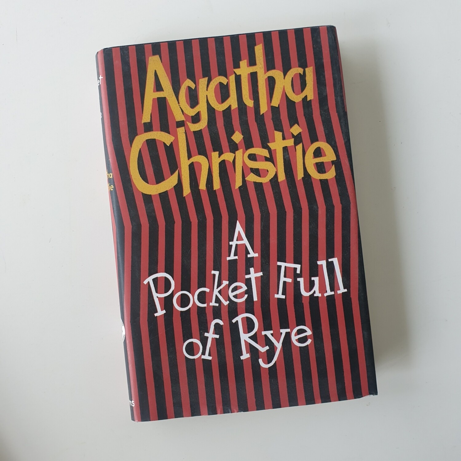 Agatha Christie - A Pocket Full of Rye Notebook - made from a dust jacket