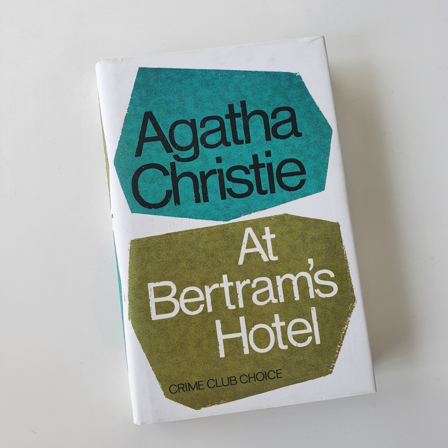 Agatha Christie - At Bertram's Hotel Notebook - made from a dust jacket