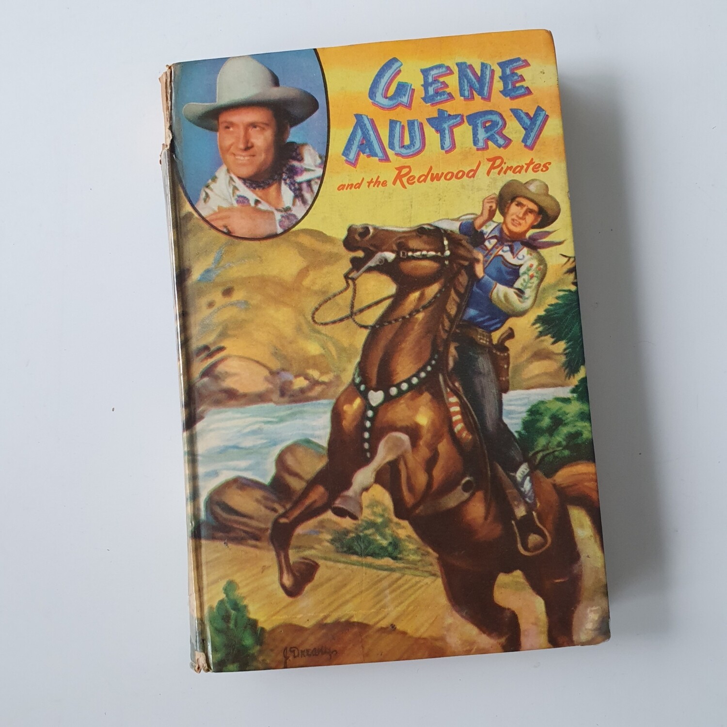 Gene Autry and the Redwood Pirates, cowboy, horse 1946