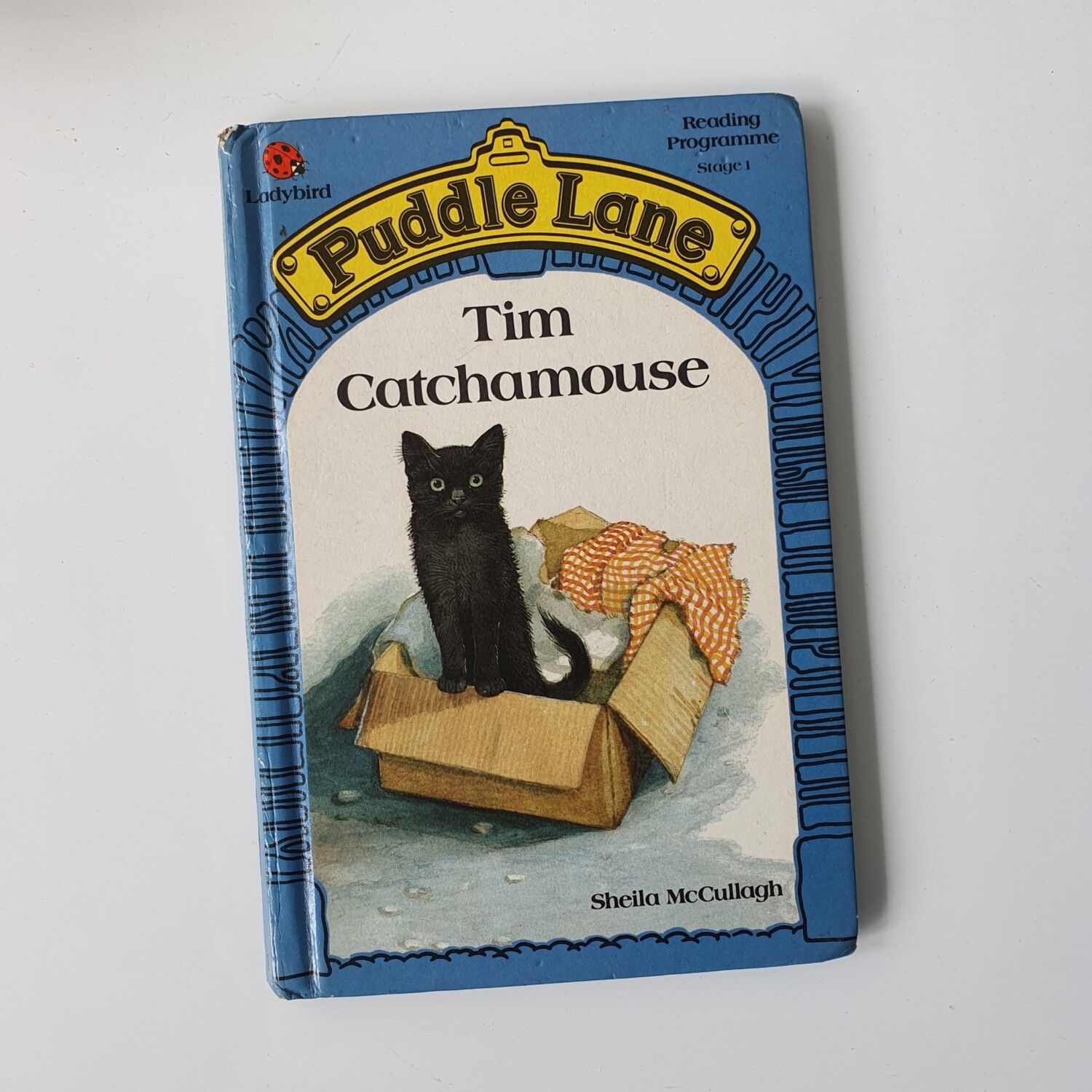 Tim Catchamouse - black cat, Puddle Lane Notebook - Ladybird book