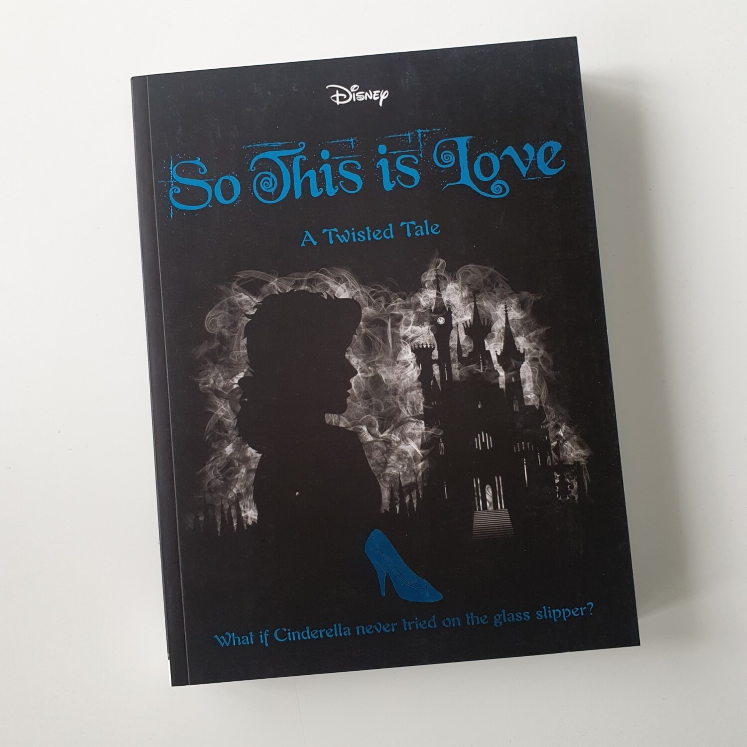 Cinderella - So This is Love - A Twisted Tale, Disney Notebook - made from a paperback book, comes with book corners