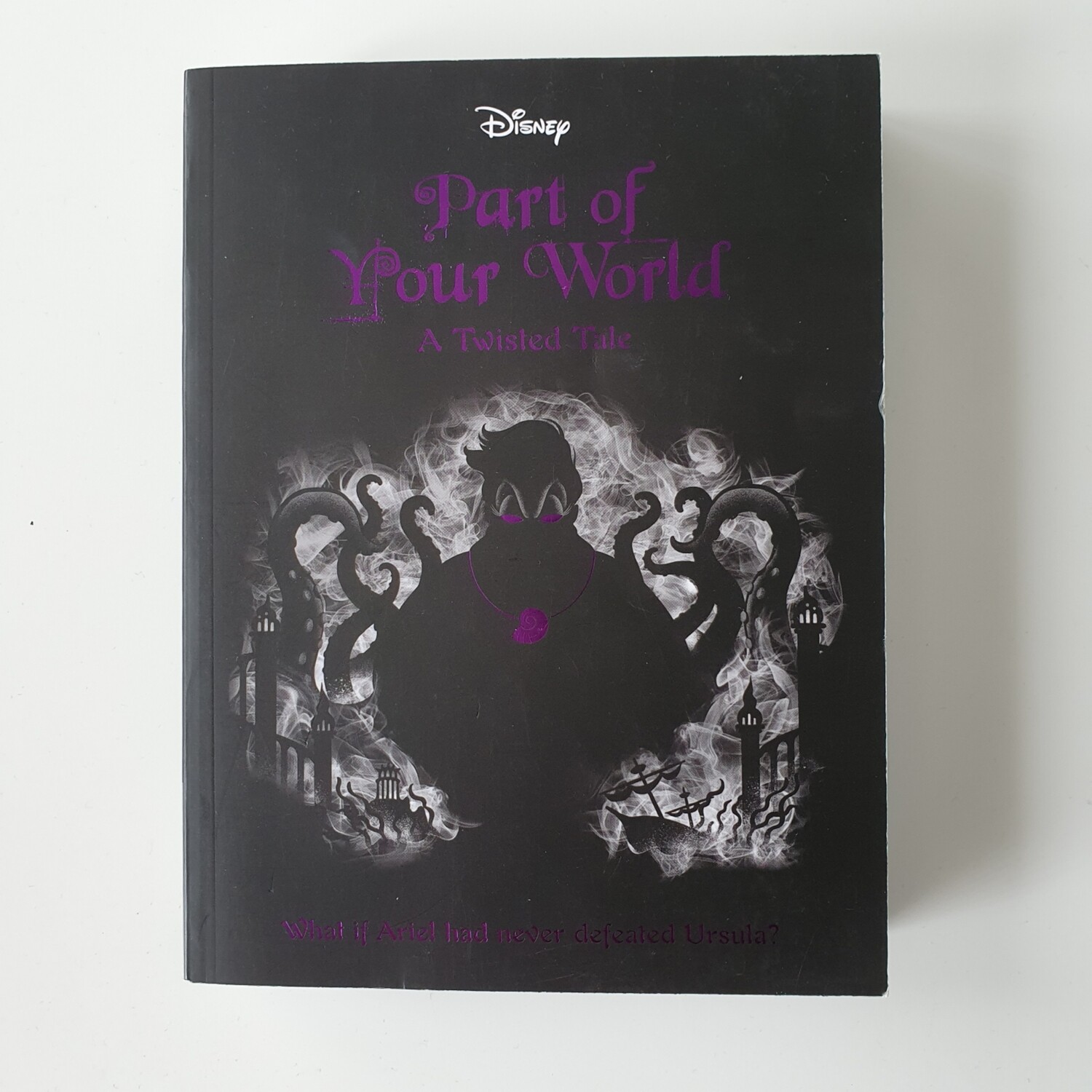 Ursula - Part of Your World - A Twisted Tale, Disney Notebook - made from a paperback book, comes with book corners, Little Mermaid