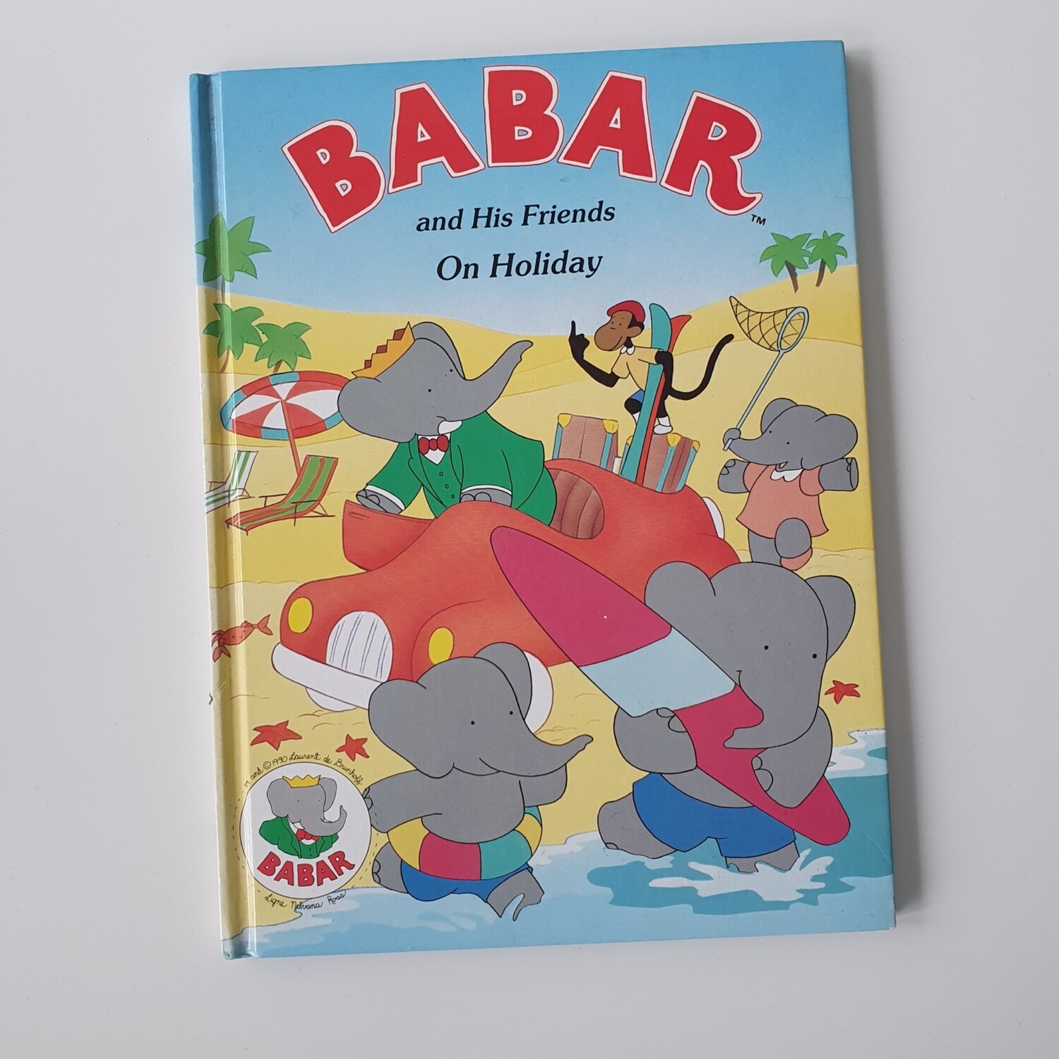 Babar and his Friends on Holiday  A4 notebook
