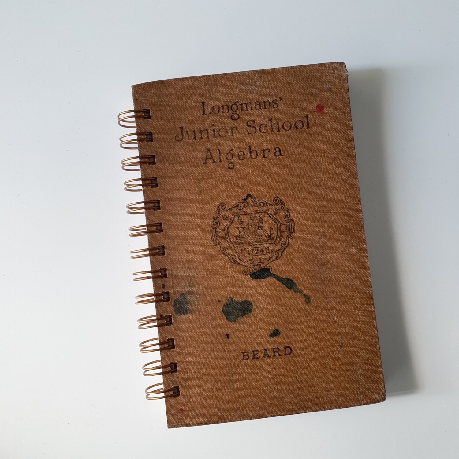 Longmans' Junior School Algebra 1926 plain paper notebook