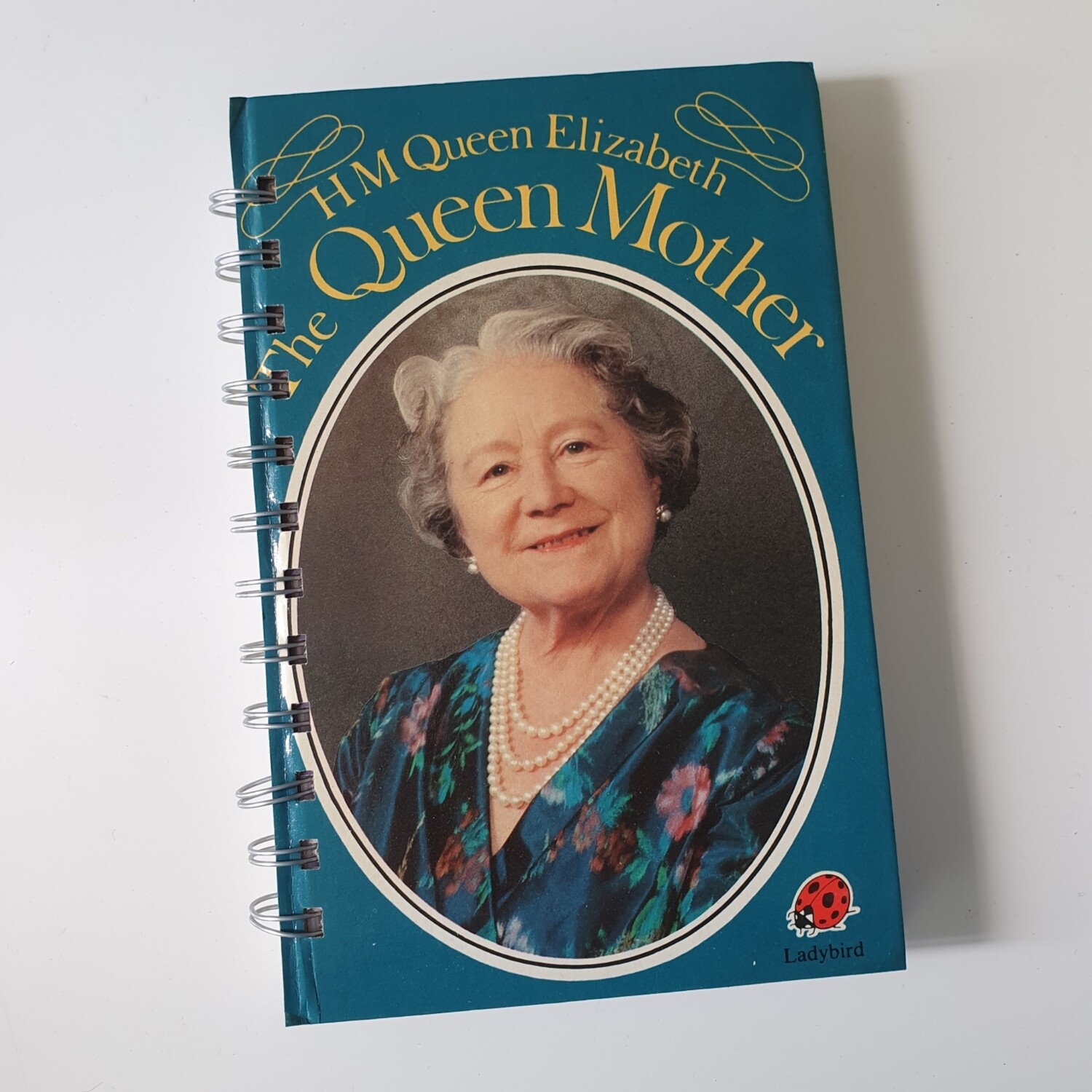HM Queen Elizabeth The Queen Mother plain paper notebook - ladybird book