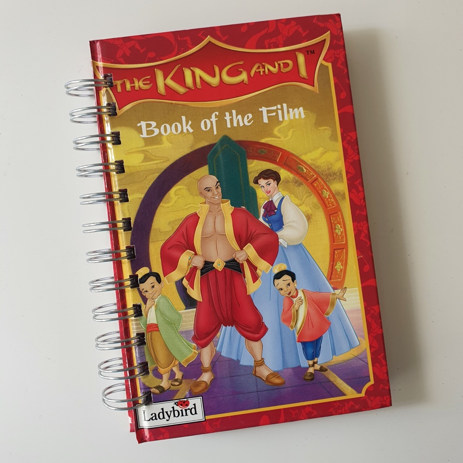 The King and I plain paper notebook - ladybird book