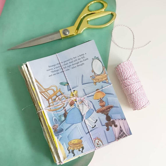 Bundle of approx 300 Disney book paper for crafts / decoupage / Scrapbooking - FREE UK POSTAGE ONLY