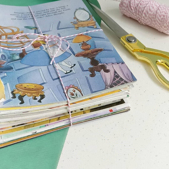 Bundle of approx 300 Disney book paper for crafts / decoupage / Scrapbooking - FREE UK POSTAGE ONLY