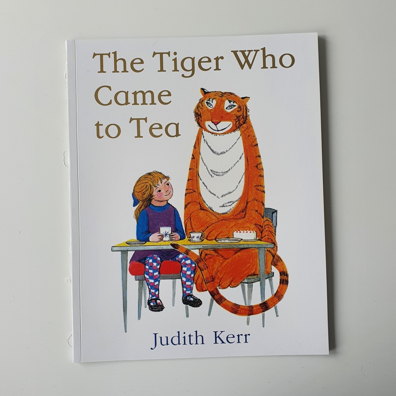 The Tiger Who Came to Tea Notebook - made from a paperback book