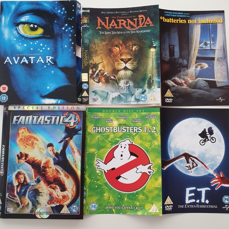 DVD notebooks - SCI FI  &amp; FANTASY made with metal book corners