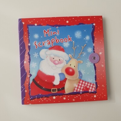 Father Christmas and Rudolph the Red Nose Reindeer Mini Scrapbook