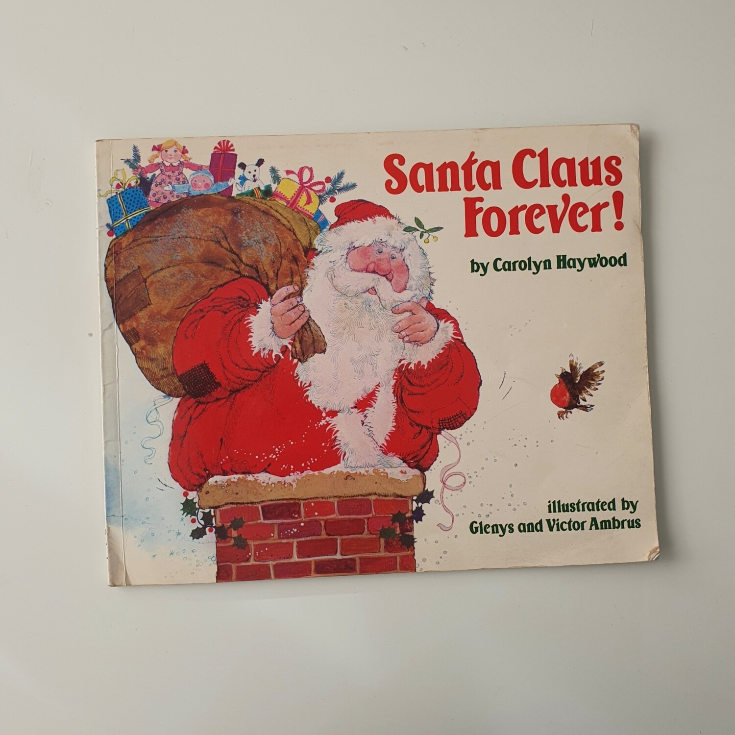 Santa Claus Forever! Notebook 1988 - made from a paperback book