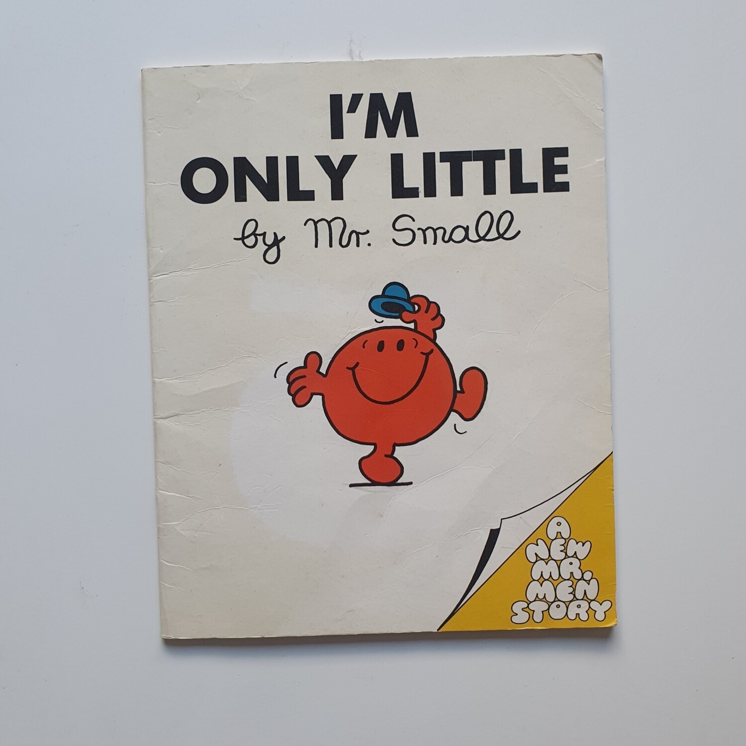 Mr Small - I'm only Little, Mr Men Notebook - made from a paperback book, comes with book corners