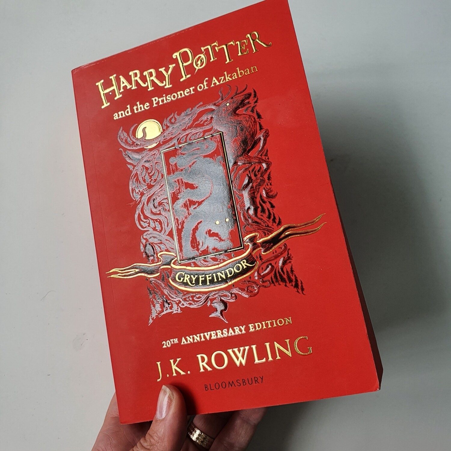 Gryffindor Harry Potter and the Prisoner of Azkaban Notebook - made from a paperback book, comes with book corners