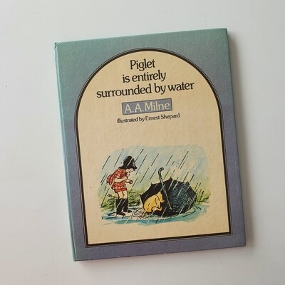 Winnie the Pooh - Piglet is entirely surrounded by Water Notebook