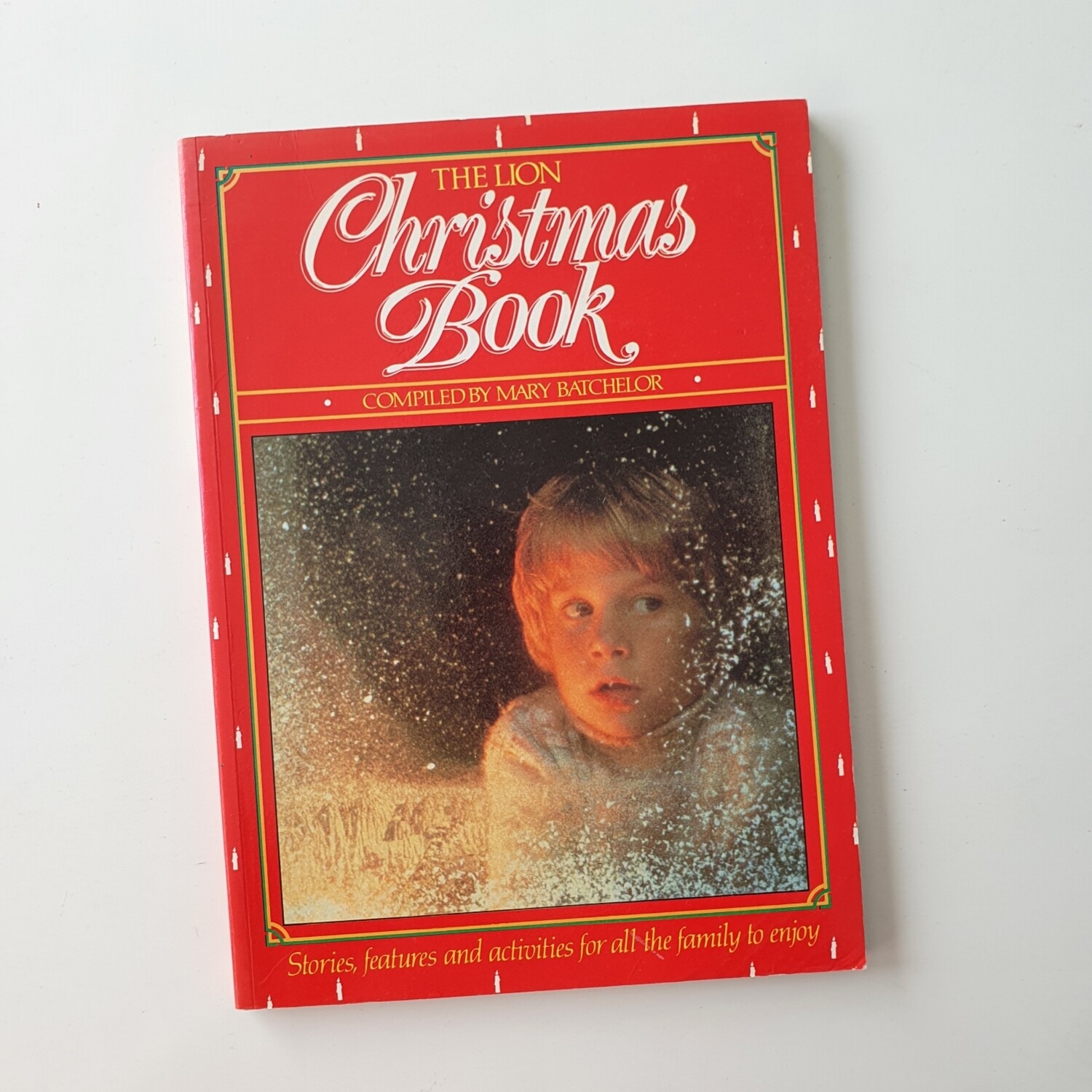 The Lion Christmas Book - snow  Notebook - made from a paperback book, no original book pages