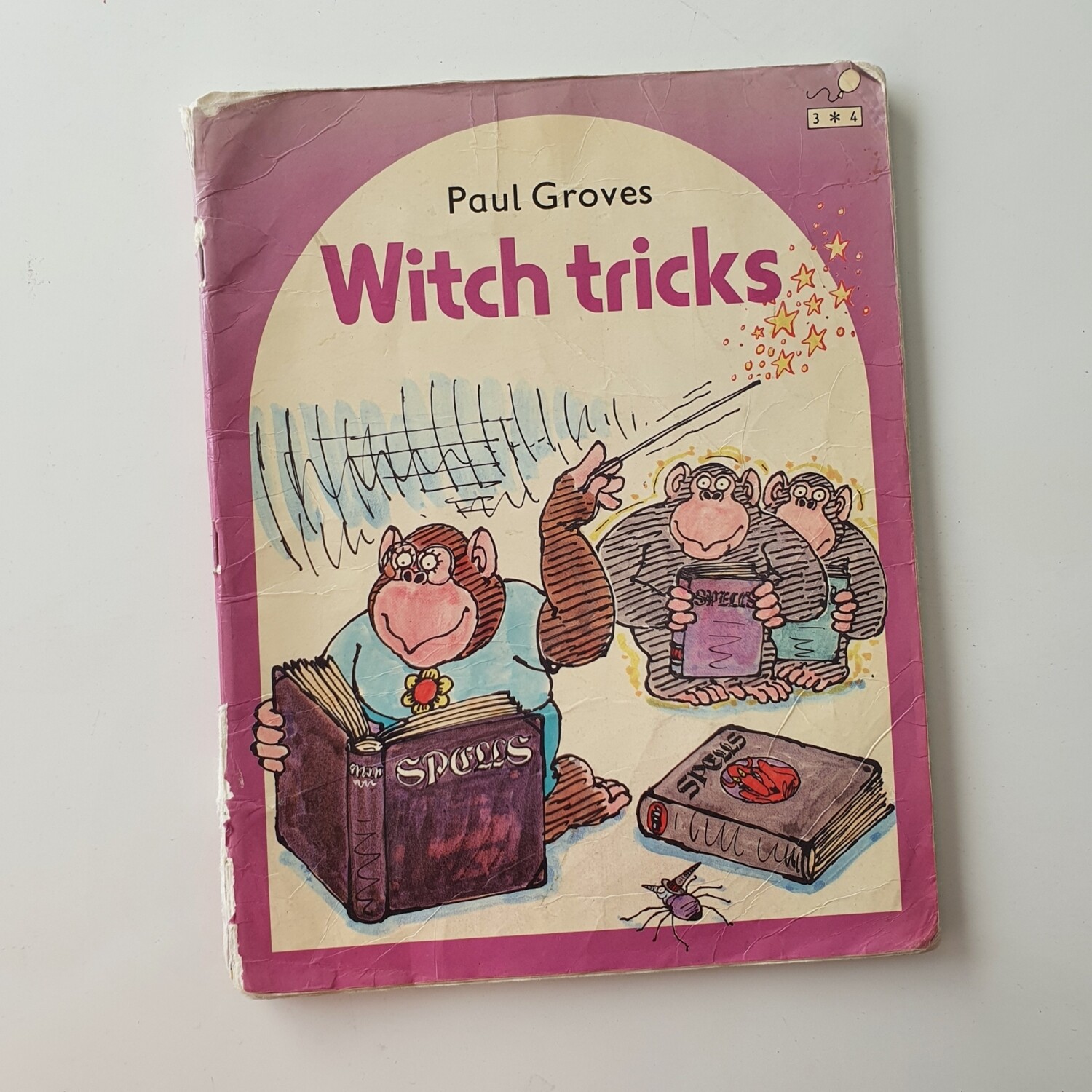 Witch Tricks - Bangers and Mash Notebook - made from a paperback book, no original book pages