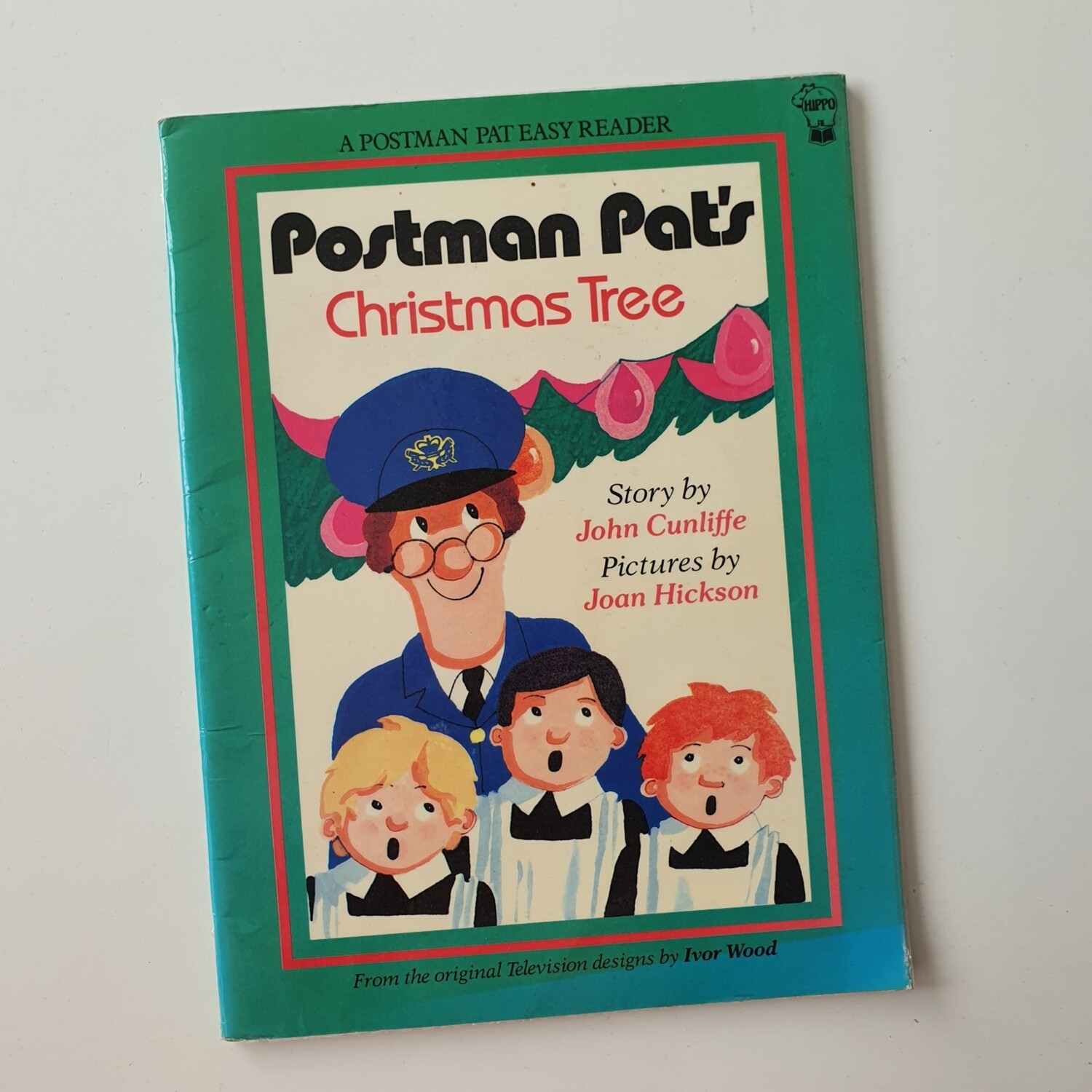 Postman Pat and the Christmas Tree Notebook - made from a paperback book, comes with book corners