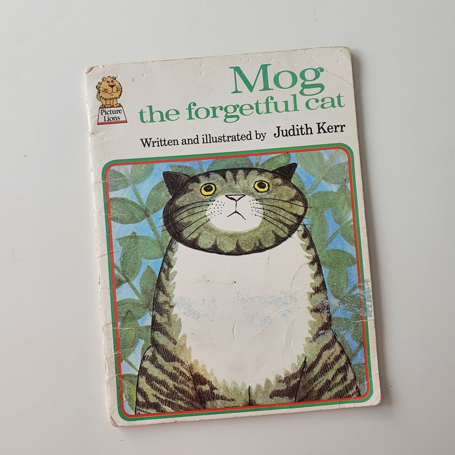 Mog the Forgetful Cat Notebook - made from a paperback book
