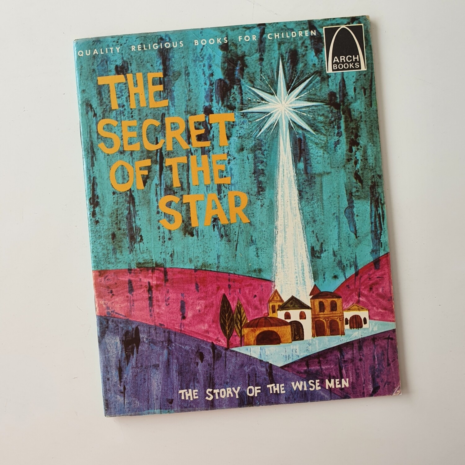 The Secret of the Star 1966 Christmas Notebook - made from a paperback book