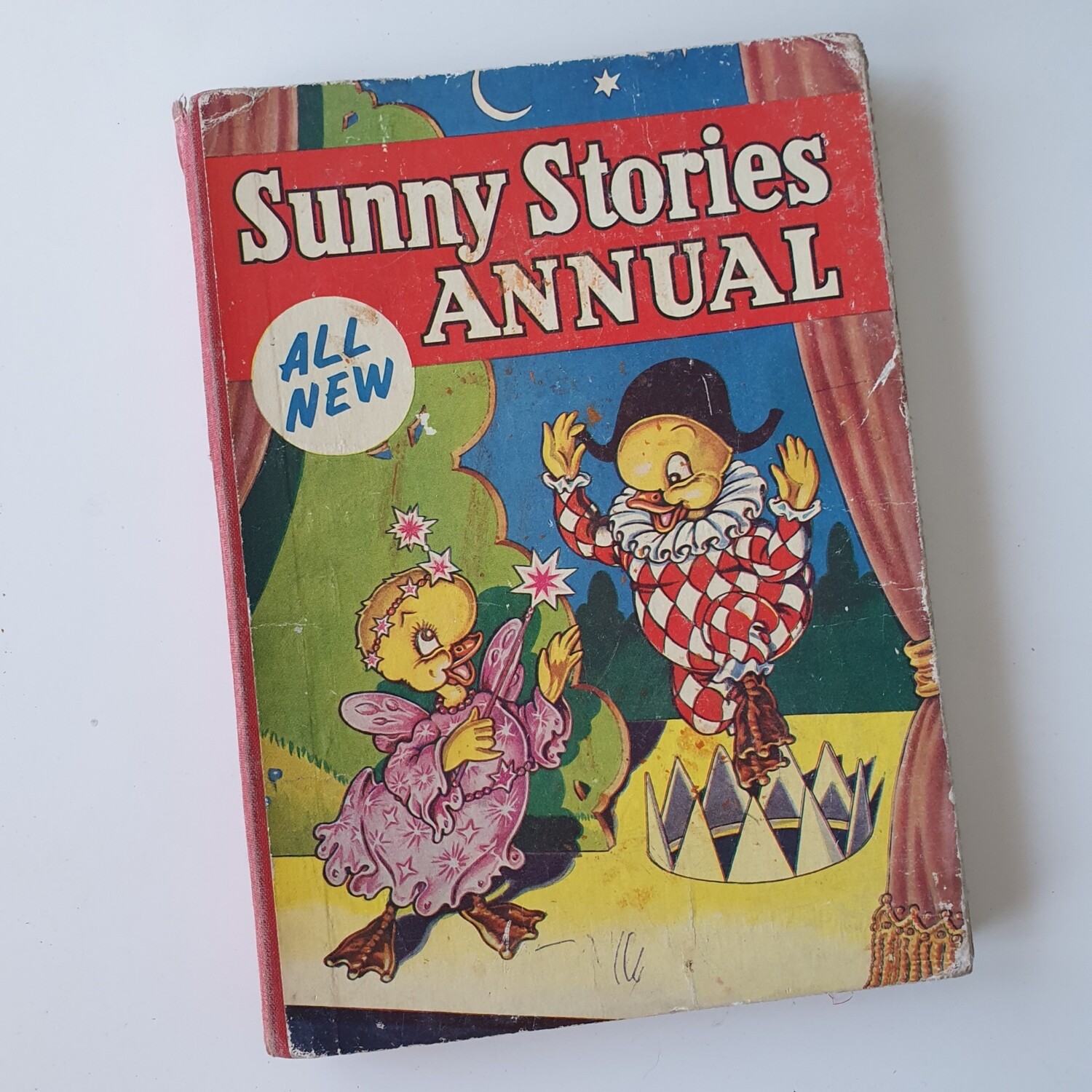 Sunny Stories Annual , ducklings, theatre, plays c. 1950s