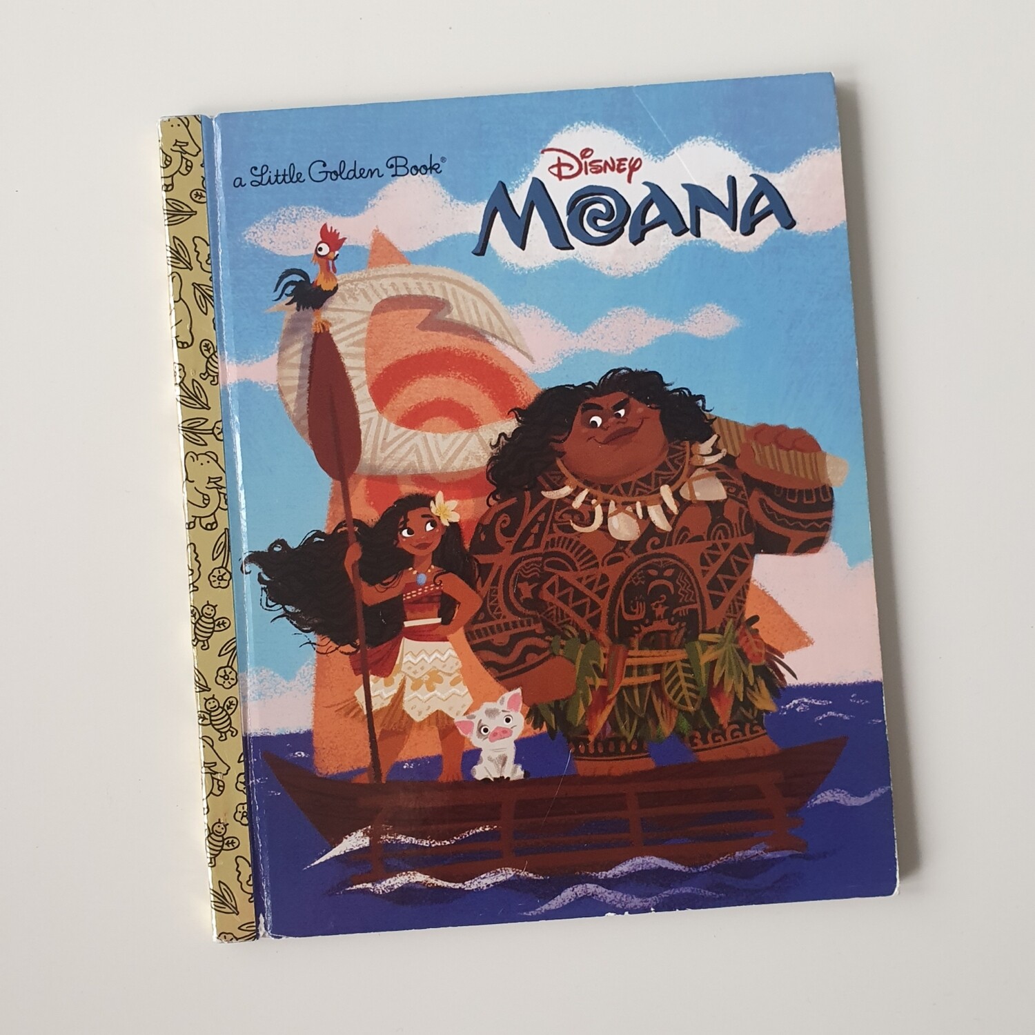 Moana Notebook - board book will come with metal book corners included