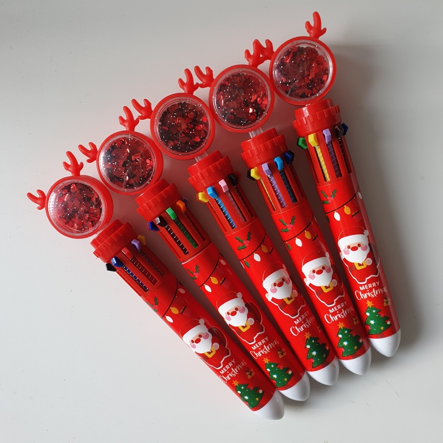 Christmas 10 colour ink pens