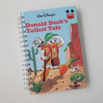 Donald Duck plain paper Notebook - Ready to Ship