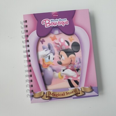 Minnie Mouse Lined Paper Notebook - Ready to ship