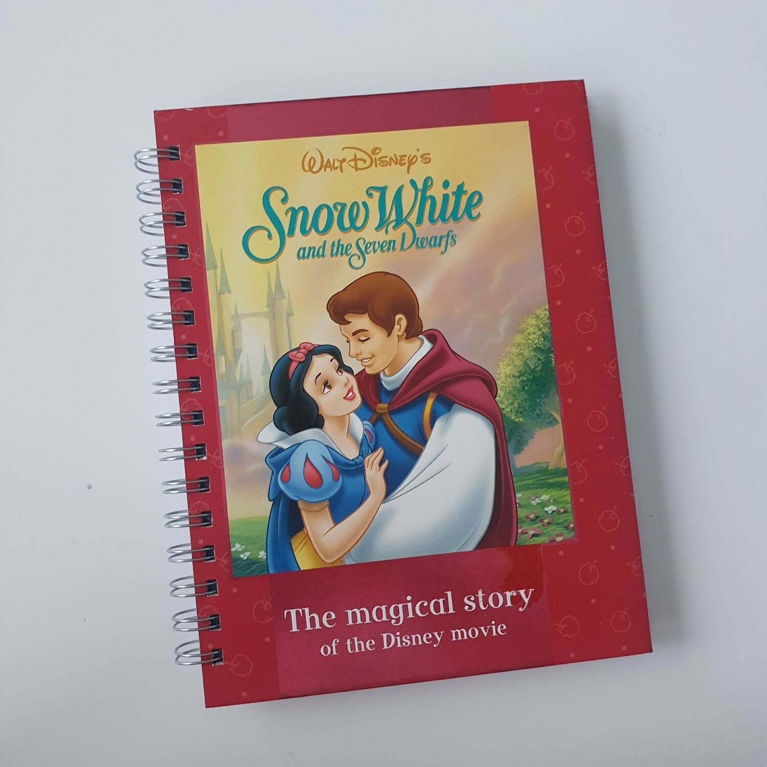 Snow White Lined Paper Notebook - Ready to ship