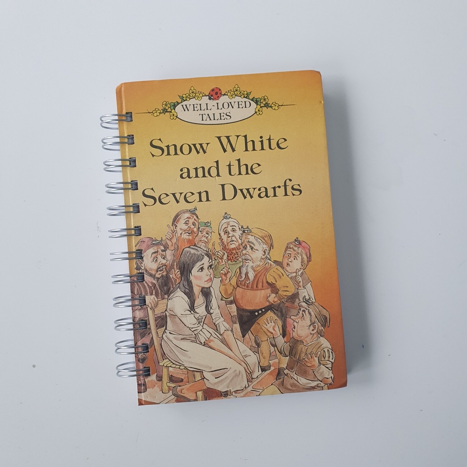 Snow White & The Seven Dwarfs plain paper notebook - ladybird book - Ready to ship 