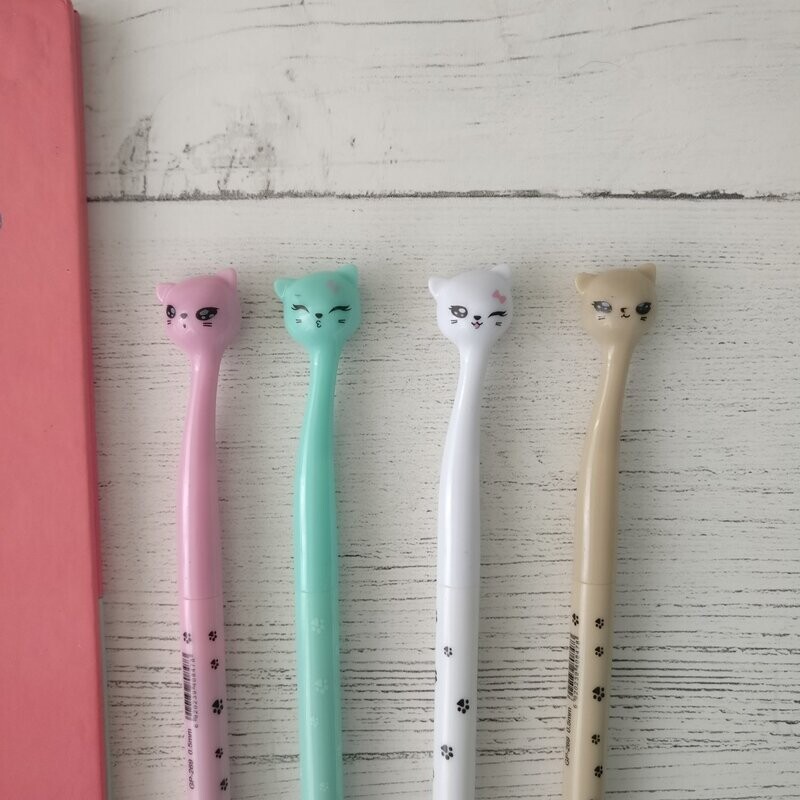 Cat Pens - black gel ink