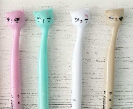 Cat Pens - black gel ink