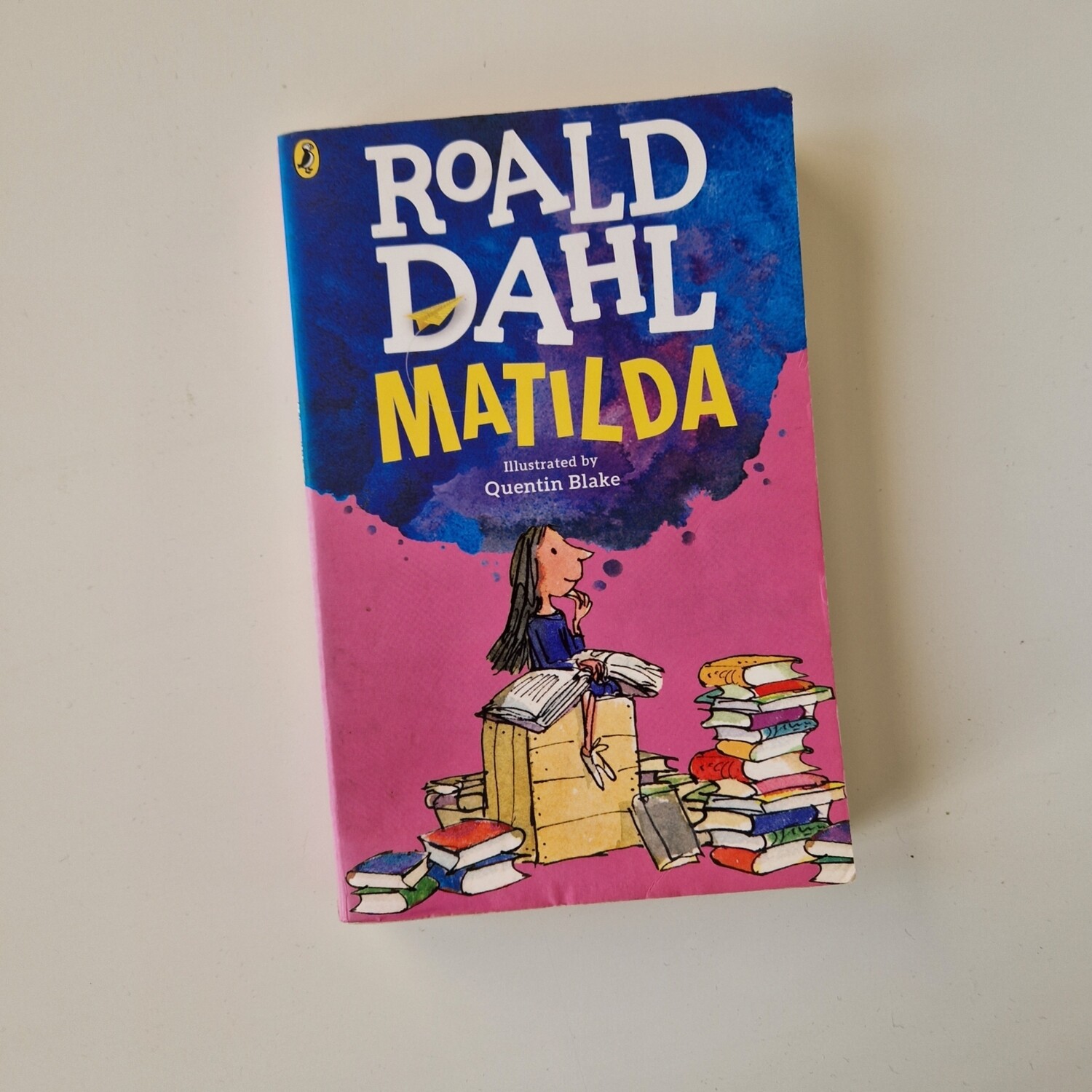 Matilda Roald Dahl Notebook - made from a paperback book