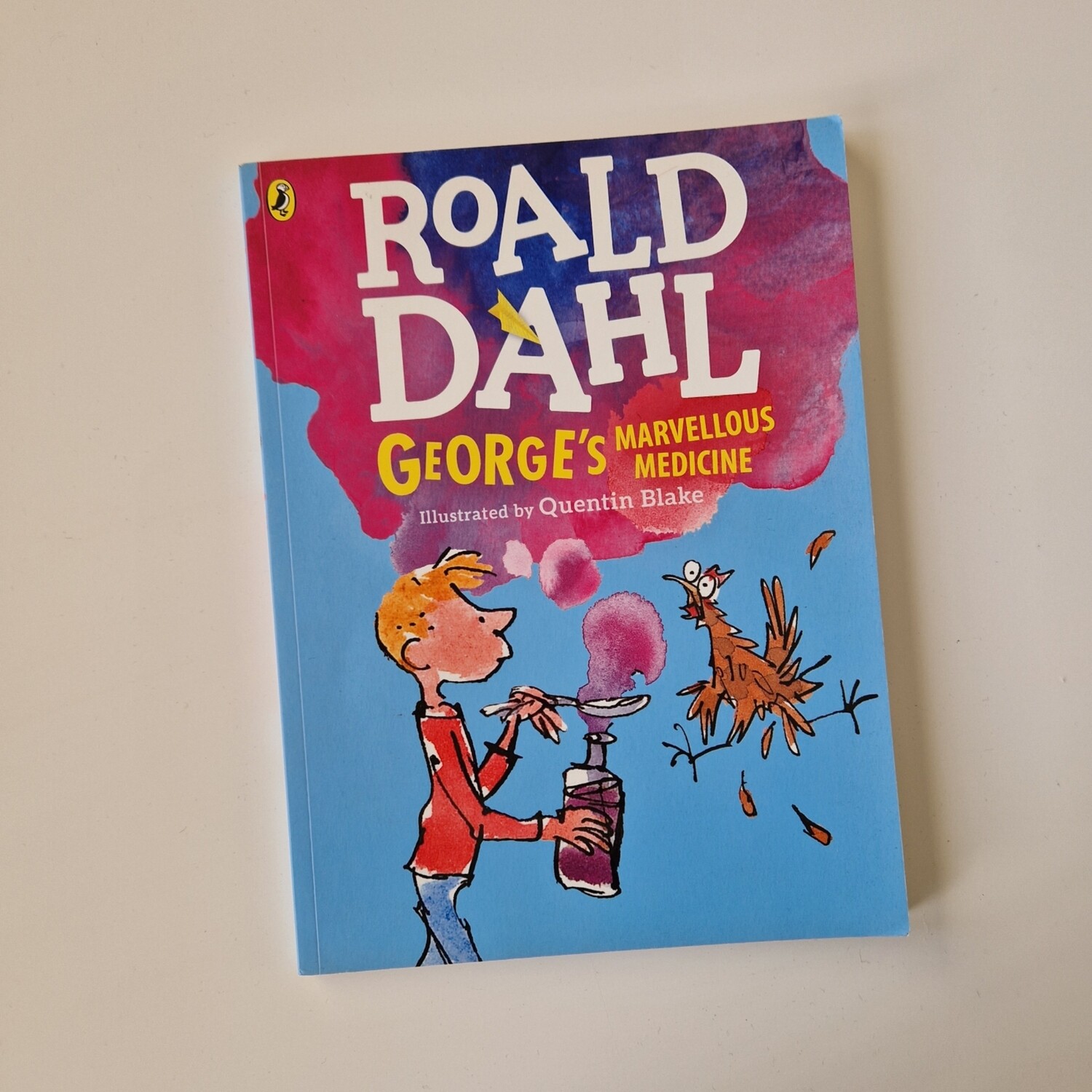 Roald Dahl - George's Marvellous Medicine Notebook - made from a paperback book