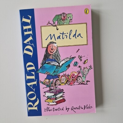 Matilda Roald Dahl Notebook - made from a paperback book