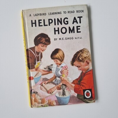 Helping at Home - Ladybird Book , mum, Mothers Day - no original book pages
