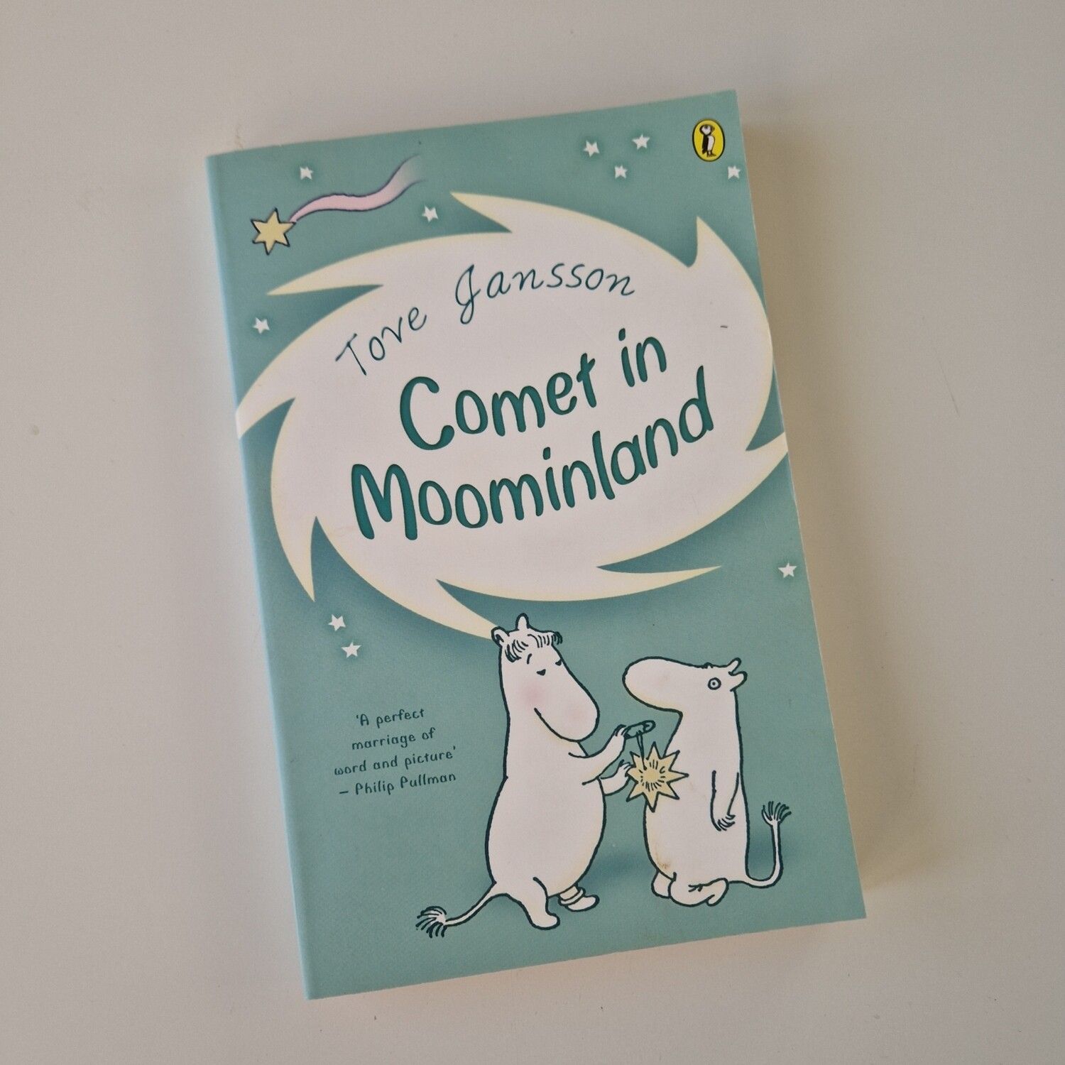 Moomins - Comet in Moominland - made from a paperback book