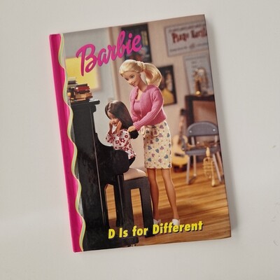 Barbie Notebook - D is for Different - Music, Piano class, teacher