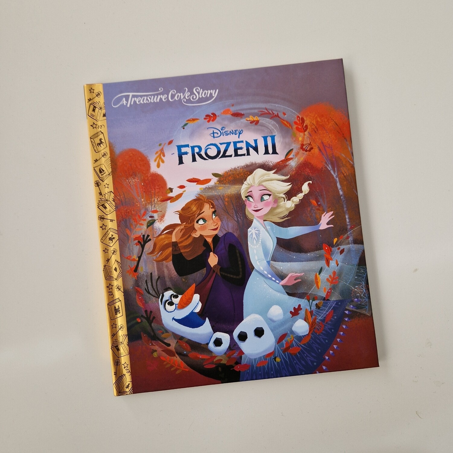 Frozen 2 Notebook - made from a board book, comes with metal book corners included