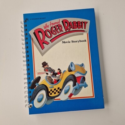 Who Framed Roger Rabbit plain paper notebook notebook -READY TO SHIP