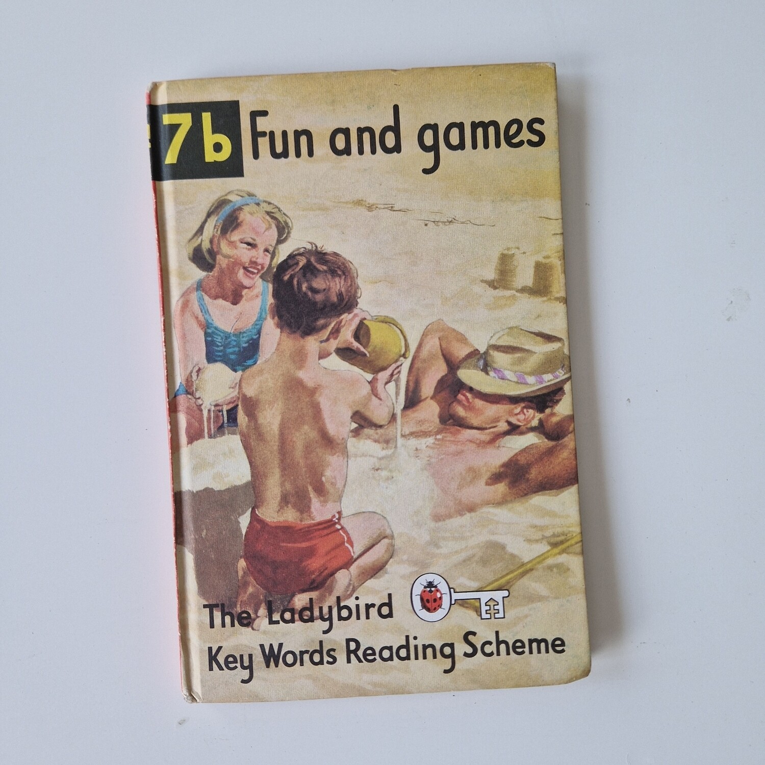 Fun and Games notebook - ladybird book, Peter and Jane, beach, seaside, holidays