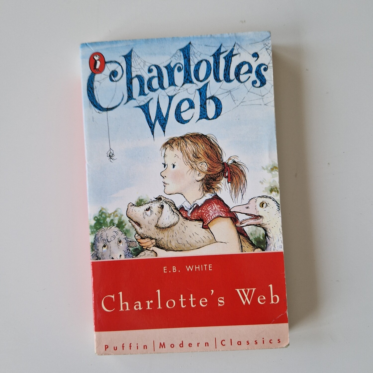 Charlotte's Web Notebook - made from a paperback book