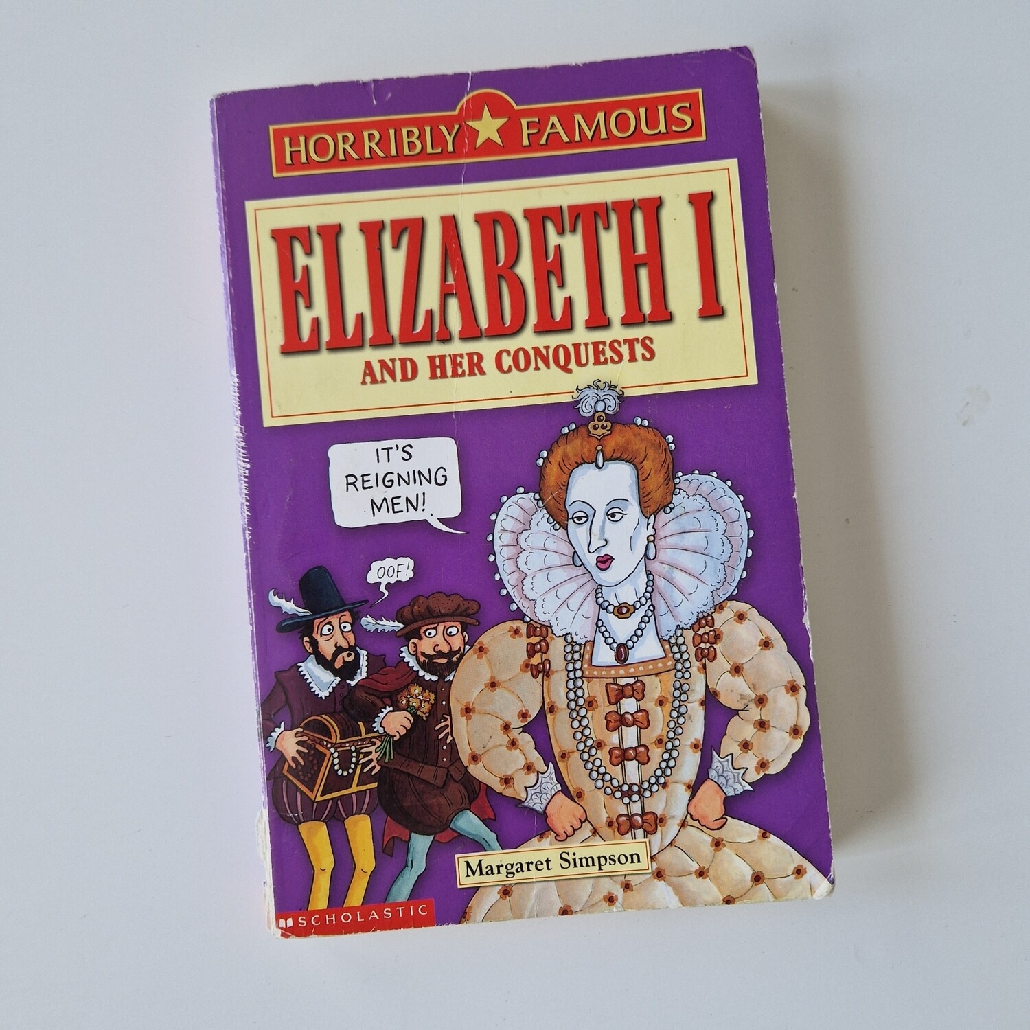 Queen Elizabeth I - Horribly Famous Notebook - made from a paperback book