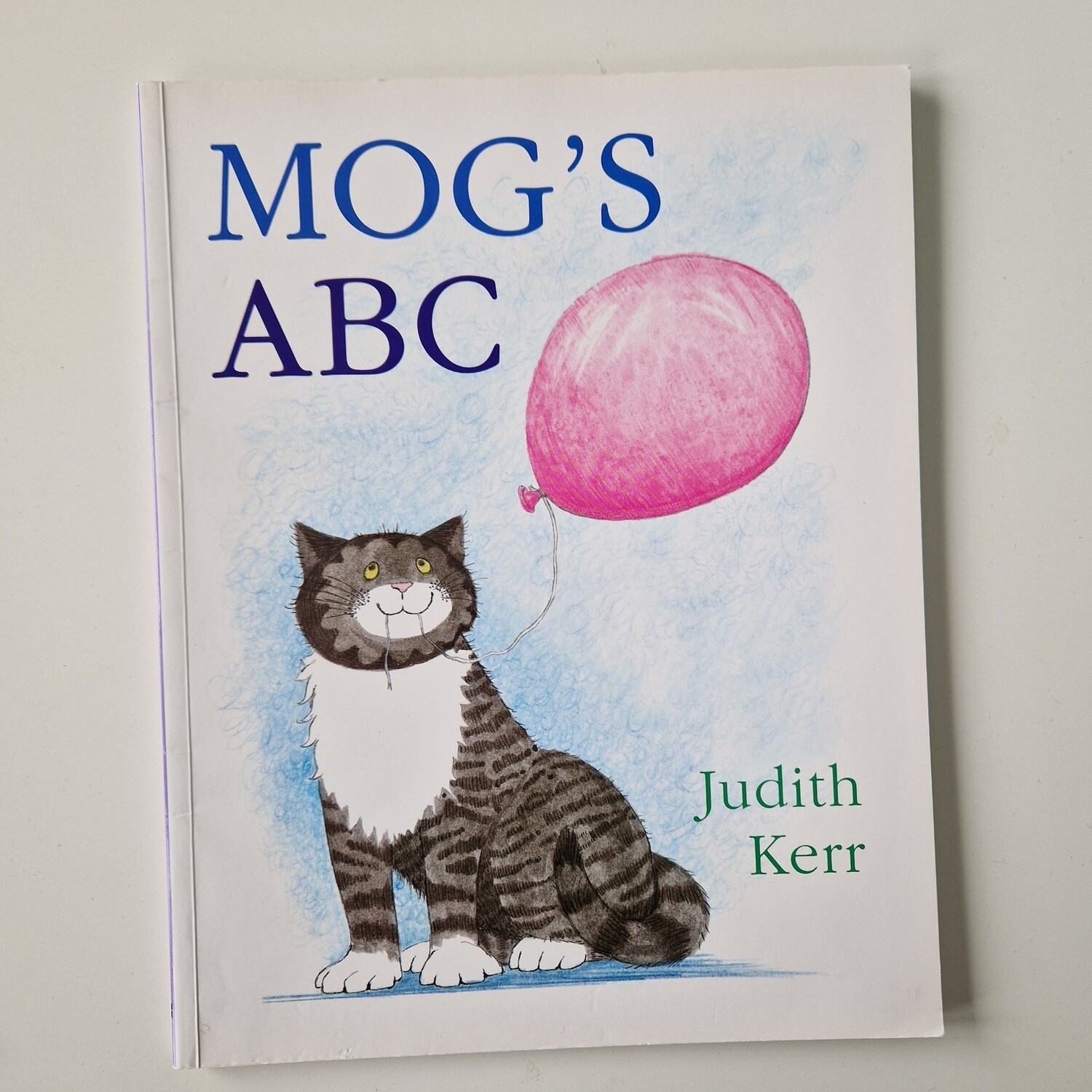 Mog' ABC Notebook - made from a paperback book - metal book corners are included