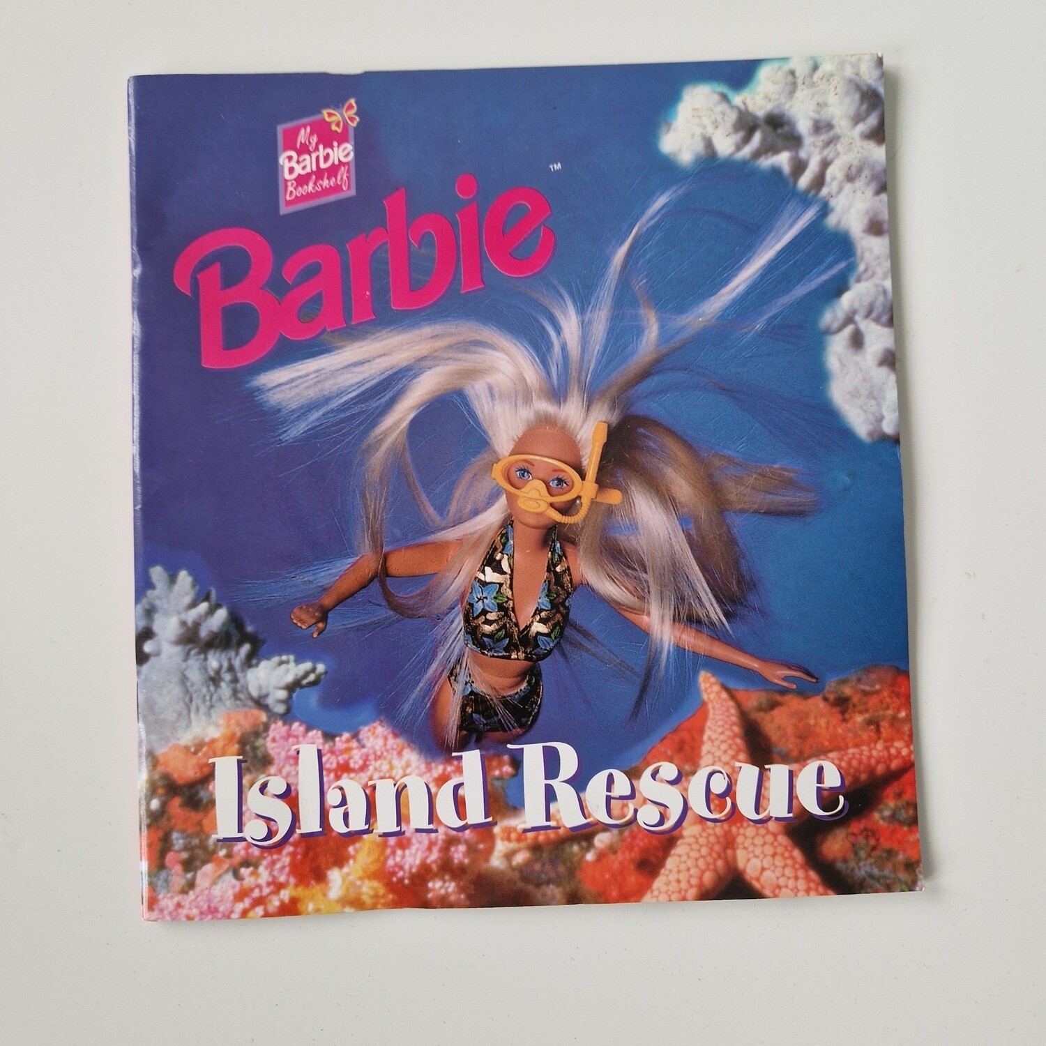 Barbie - Island Rescue Notebook - made from a paperback book - no original book pages